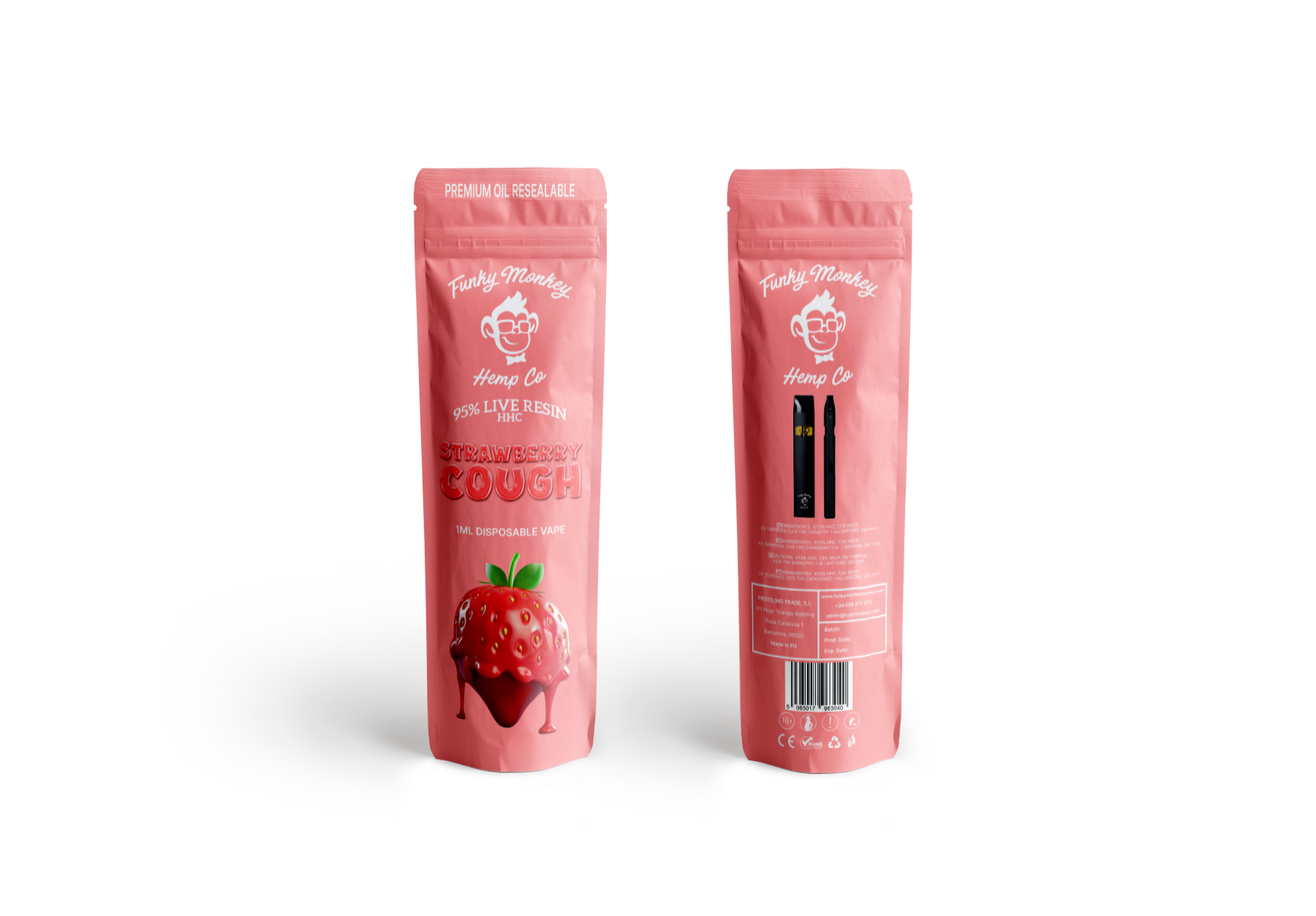 Strawberry Cough HHC Disposable vape